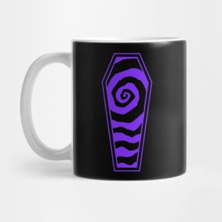 Purple Coffin Swirl Mug